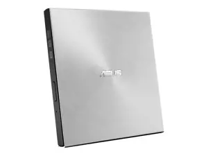 ASUS SDRW-08U7M-U, sidabrinis, dėklas, vertikalus/horizontalus, stalinis/nešiojamasis kompiuteris, DVD±RW, USB 2.0