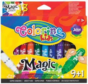 Flomasteriai Magic keičiantys spalvą 9+1 spalvų