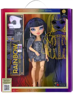 Rainbow High Blue Fashion Doll- Kim Nguyen, Madinga lėlė, Moteris, 4 m., Berniukas/mergaitė, Įvairi…