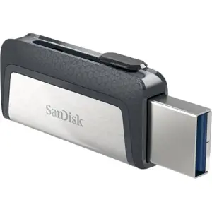 "SanDisk Ultra Dual Drive" USB Type-C atmintinė 256 GB; EAN:619659154844