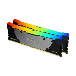 Kingston Technology FURY 16GB 3200MT/s DDR4 CL16 DIMM (Kit of 2) Renegade RGB, 16 GB, 2 x 8 GB, DDR…