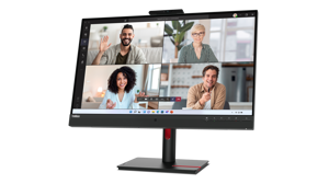 LENOVO T27hv-30 27 colių IPS 2560x1440 16:9 75Hz 300cd/m2 4 ms HDMI DP DP DP USB-C 3.2 G1 4xUSB 3.2 G1 USB-C 3.2 G1 USB-C 3.2 G1 RJ45 2x5W Raven Black