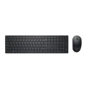 DELL KM5221W, pilno dydžio (100%), RF belaidis, QWERTY, juodas, pelė pridedama