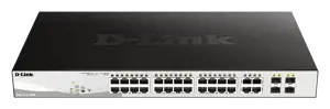 D-Link DGS-1210-28MP, valdomas, L2, Gigabit Ethernet (10/100/1000), maitinimas per Ethernet (PoE), …