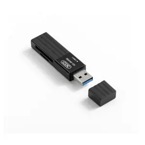 XO kortelių skaitytuvas 2 in 1 DK05B USB 3.0, juodas