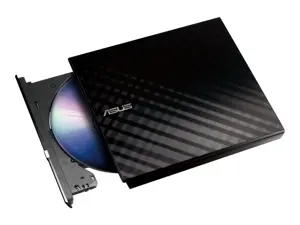 ASUS SDRW-08D2S-U Lite, juoda, horizontali, stalinis / nešiojamasis kompiuteris, DVD±RW, USB 2.0, C…