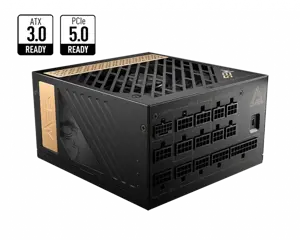 Maitinimo blokas MSI MEG AI1300P PCIE5, 1300 W, 80 PLUS Platinum