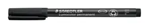 Žymeklis STAEDTLER OHP LUMOCOLOR 317/318, 0,6 mm, JUODA