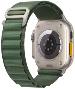 "Tech-Protect" laikrodžio dirželis "Nylon Pro Apple Watch" 42/44/45/49 mm, kariškai žalias