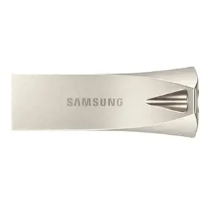 SAMSUNG BAR PLUS 64GB USB 3.1 šampano sidabro spalvos