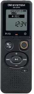"Olympus" skaitmeninis diktofonas (OM prekės ženklo) VN-541PC Segmentinis ekranas 1,39', WMA, juodas