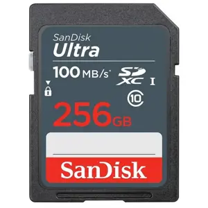 SANDISK Ultra 256GB SDHC Memory Card 100MB/s, Class 10 UHS-I