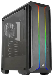 "Aerocool Skyline ARGB", asmeninis kompiuteris, juodas, ATX, micro ATX, Mini-ITX, ABS, SPCC, 15,5 c…