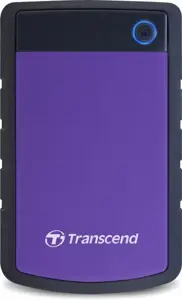 TRANSCEND StoreJet 25H3 HDD 1TB išorinis 6,4 cm 2,5 colio USB 3.0 purpurinės spalvos