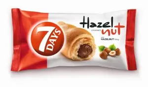 Raguolis 7 DAYS, su lazdynų riešutų įdaru ir sausainių gabaliukais, 60 g