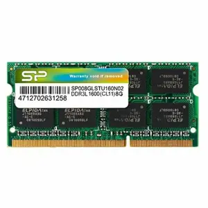 "Silicon Power" 8 GB DDR3L SO-DIMM, 8 GB, 1 x 8 GB, DDR3L, 1600 MHz, 204 kontaktų SO-DIMM