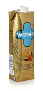 Vanduo WATER+, su pasiflorų sultimis ir braškių ekstraktu, 1 l