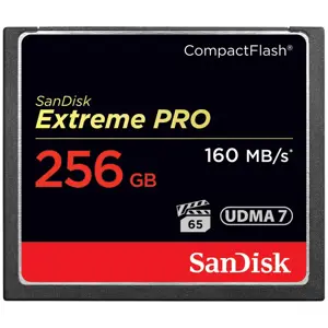 SanDisk Extreme Pro CF 160MB/s 256 GB VPG 65, UDMA 7; EAN: 619659102548