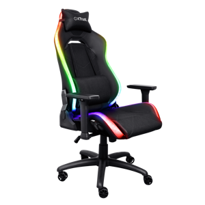 Trust GXT 719 Ruya, PC gaming chair, 150 kg, Padded seat, Padded backrest, 195 cm, Black