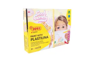 Spalvinimo plastilinu rinkinys JOVI COOL CANDY, su priedais