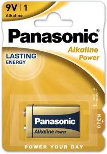 Panasonic 6LR22-1BB (9V) Blister Pack 1pcs