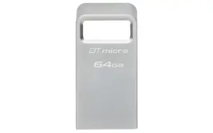 KINGSTON 64GB "DataTraveler Micro" 200MB/s metalinis USB 3.2 Gen 1