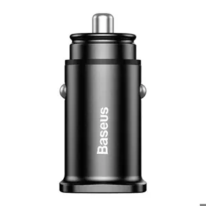 Baseus Square Car Charger 2xUSB QC3.0 5A 30W (Black)