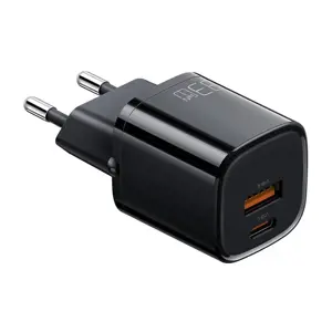 "Mcdodo Nano GaN" įkroviklis CH-0151, USB + USB-C, 33 W (juodas)