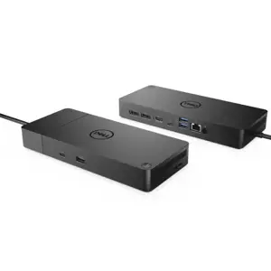 DELL WD19S-130W, laidinis, USB 3.2 Gen 2 (3.1 Gen 2) Type-C, 10,100,1000 Mbps, juodas, 5120 x 2880 taškų, DC