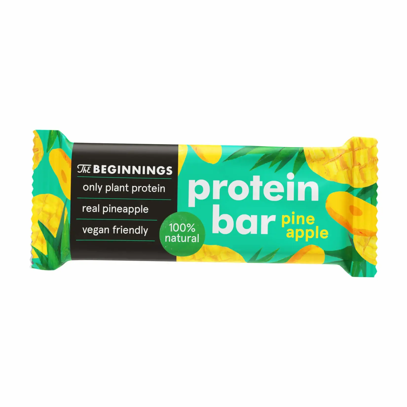 Veganiškas proteininis batonėlis THE BEGINNINGS su ananasais, 40 g