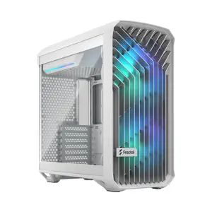 "Fractal Design Torrent Compact RGB White TG", skaidraus atspalvio, Mid-Tower, maitinimo šaltinis k…