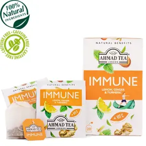 Ahmad Tea Natūrali arbata ''Immune'', vokeliuose su siūlu, 20 vnt.