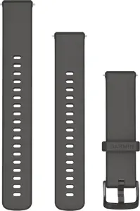"Garmin" laikrodžio dirželis Venu 3S 18 mm, žvirgždo pilkos spalvos