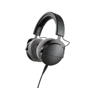 Beyerdynamic DT 700 Pro X laidinės ausinės su mikrofonu, skirtos scenai ir studijai, juodos spalvos