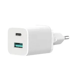 XO wall charger HN238A white 2USB QC3.0 | PD USB-C 30W