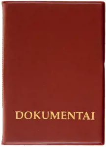 Įdėklas vairuotojo dokumentams, 90 x 130 mm, įvairių spalvų