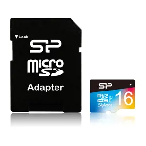 "Silicon Power Superior", 16 GB, "MicroSDHC", 10 klasė, UHS-I, 90 MB/s, 45 MB/s