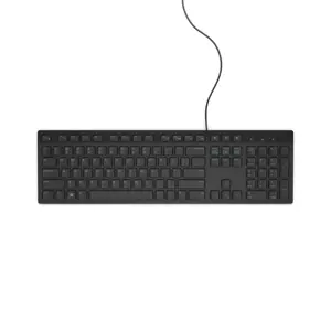 DELL KB216, pilno dydžio (100%), laidinis, USB, membraninis, QWERTY, juodas