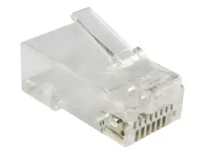 RJ45 UTP cat.5e tiesioginio jungimo kištukas (100 vnt.)