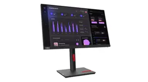 Lenovo ThinkVision T24i-30, 60,5 cm (23,8"), 1920 x 1080 taškų, "Full HD", LED, 6 ms, juoda