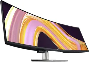 DELL UltraSharp U4924DW, 124,5 cm (49"), 5120 x 1440 taškų, 5K Ultra HD, LCD, 14 ms, juoda, sidabrinė