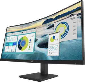 Monitorius HP P34hc G4, 86.4 cm (34"), 3440 x 1440 pixels, Quad HD, LED, 5 ms, Black