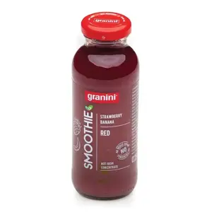 Vaisių kokteilis GRANINI Red, braškių ir bananų, 0,25 l