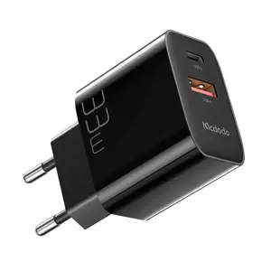 Įkroviklis GaN 33W Mcdodo CH-0921 USB-C, USB-A (juodas)