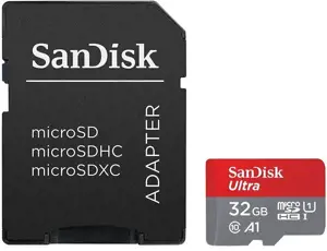 SANDISK 32 GB "Ultra MicroSD UHS-I" kortelė su adapteriu