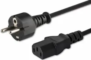 Kabelis Savio Schuko (M) Power Cable – IEC C13 1.8m