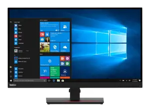 Monitorius Lenovo ThinkVision T27q-20, 68.6 cm (27"), 2560 x 1440 pixels, Quad HD, LCD, 6 ms, Black