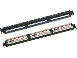 Patchpanel UTP cat.6 19 colių 1U 24xRJ45 LSA