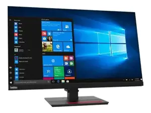 Monitorius Lenovo ThinkVision T27q-20, 68.6 cm (27"), 2560 x 1440 pixels, Quad HD, LCD, 6 ms, Black