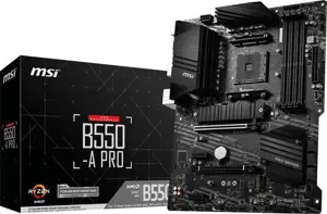 MSI B550-A PRO, AMD, "Socket AM4", 3 kartos "AMD Ryzen™ 3", 3 kartos "AMD Ryzen 5", 3 kartos "AMD R…